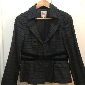 Nanette Lepore feminine “corset” blazer